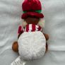 Disney Chip n Dale DALE Christmas Snowman Soft Toy Plush DisneyStore Holiday Used Please look at the pictures Image 8