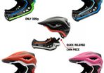 Kids 2in1 Lightweight Full Face Bicycle Bike Helmet