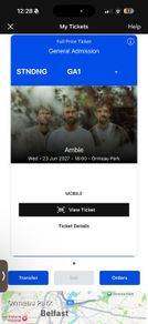 Amble Ticket