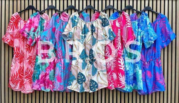 Blue-pink Jumpsuit Xs-m