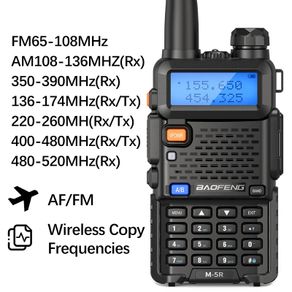Baofeng M-5R Walkie Talkie Long Range Wireless Copy Frequency Two Way Radio Air Band Commutator Amateur Ham Radio UV-5R K5