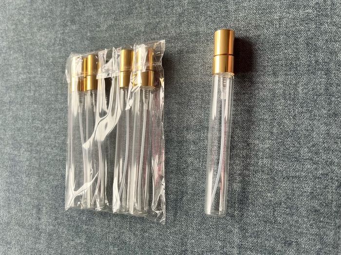 Perfume sample decant bottles
