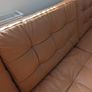 IKEA LANDSKRONA 3 Seater Chaise Sofa Tan Leather Look Image 6