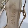 MARIAN Gold Leather diamante strappy heels Sz 38 ( Fit 5UK) - Rrp 135 (New) Image 4