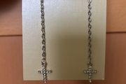 Cross earrings
