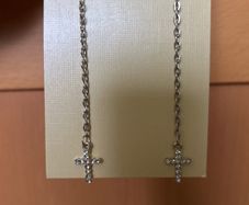Cross earrings