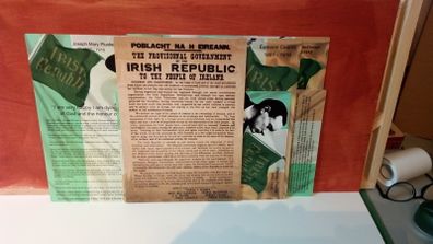 Irish 1916 Proclamation of the Irish Republic Easter Rising seven signatories posters