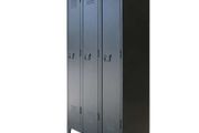 Locker Cabinet Metal Industrial Style 90x45x180 cm