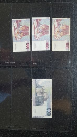 27 Banknotes zloty, pounds, litai, francs, pesetas, escudos, lire
