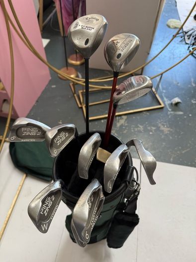 set golf clubs