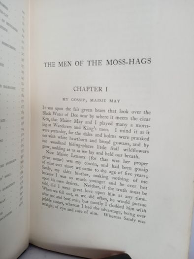 The Men of the Moss-Hags: Being a History of Adventure Taken From the Papers of William Gordon of Earlstoun in Galloway and Told Over Again by S. R. Crockett (HQ347)