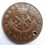 1852 Bank Of Upper Canada One Half Penny Token Image 2