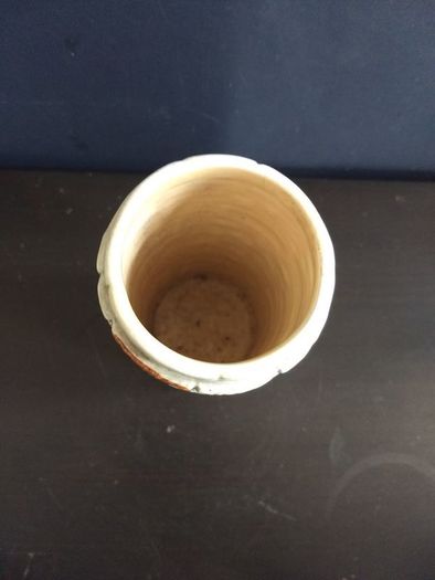 Fabulous Vintage Retro Kitsch Sylvac Cylindrical Vase from the "Brickwork" Range Produced in the 60's and 70s, Shape Number 3812