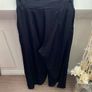 High-Waisted Satin Wide Leg Pants Medium Image 3