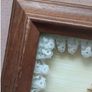 Vintage Handmade Floral Shadowbox Image 3