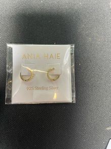 Gold rope hooped earrings Ania Haie
