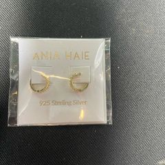 Gold rope hooped earrings Ania Haie