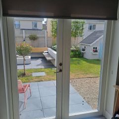 Large French doors triple glazed