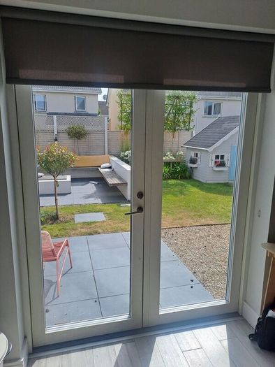 Large French doors triple glazed