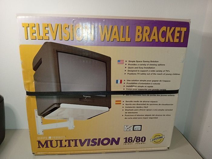 Haropa Products Multivision Black Television Wall Bracket 16" 80lbs unopened-collection swords dublin only