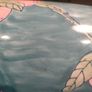 15" Early 20th Century Chinese Hand painted Cylinder Vase Image 2