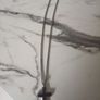 stainless steal lotus chunky black cross chain Image 2