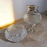 Irish Cut Crystal Set Lamp and Bowl Image 3