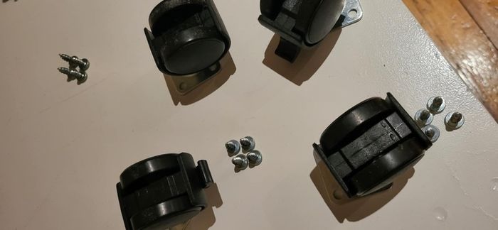 Wheel castors 4pc