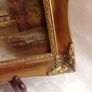 PRICE DROP Oil on canvas, Autumn scene in gilted frame 12" X  10" Image 5