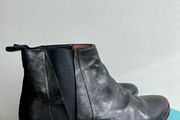 Jigsaw crinkle leather ankle boots 40/7
