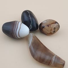 Vintage Suliemani Agate Natural Eyes Agate Bead Amulets