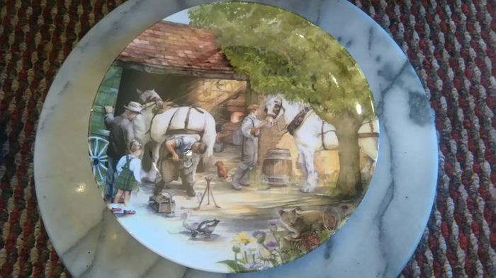 Royal Doulton Limited Edition Plate "The Blacksmith" 1990