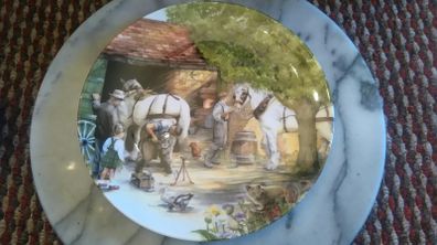 Royal Doulton Limited Edition Plate "The Blacksmith" 1990