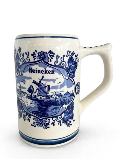 vintage Heineken Beer Stein