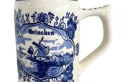 vintage Heineken Beer Stein