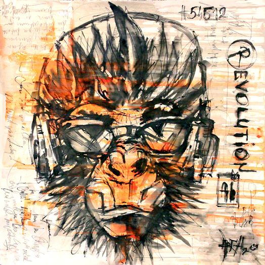 AI (R)Evolution 60x60cm Art On canvas