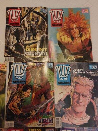 2000 AD comic set