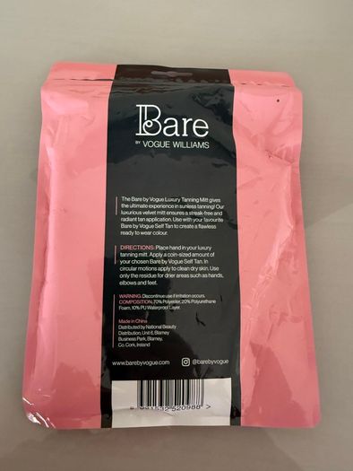 New Bare by Vogue Williams tanning mit