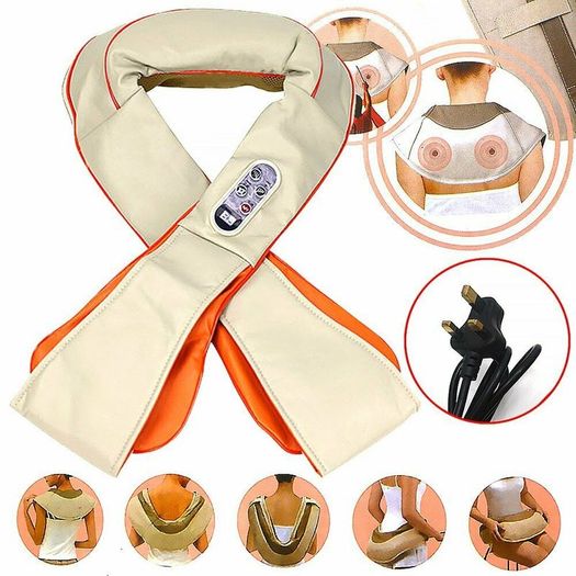 Electric Neck Shoulder Massager Belt Back Leg Arm Cervical Massage Shawl Machine