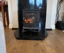 Stone Fireplace