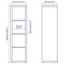 IKEA KALLAX White Shelving Unit 42 x 147 cm Image 3