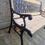 Cast iron garden bench Image 3