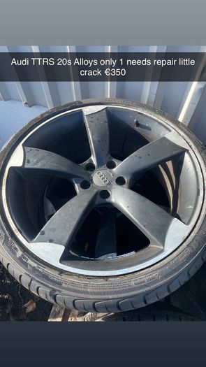 audi alloy ttrs 20s