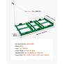 Drag Harrow, 4 ft Heavy Duty Tow Behind Drag Harrow with Adjustable Bars & 72 in Chain, Driveway Grader Landscape Rake for ATV, UTV, Tractor Image 3
