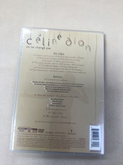 Celine Dion on ne change pas dvd hits France only
