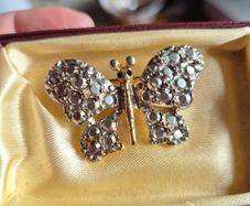 Irish Vintage Butterfly Brooch