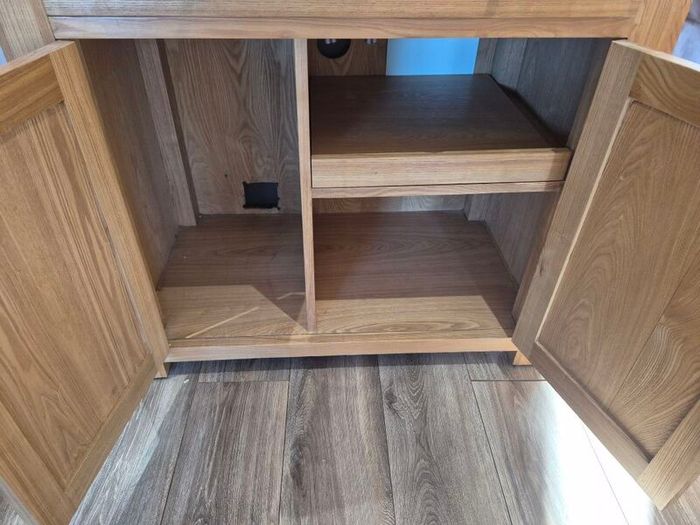 Solid oak press/home office