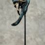 Chinese Mask Sculpture - Patinated Bronze Image 8