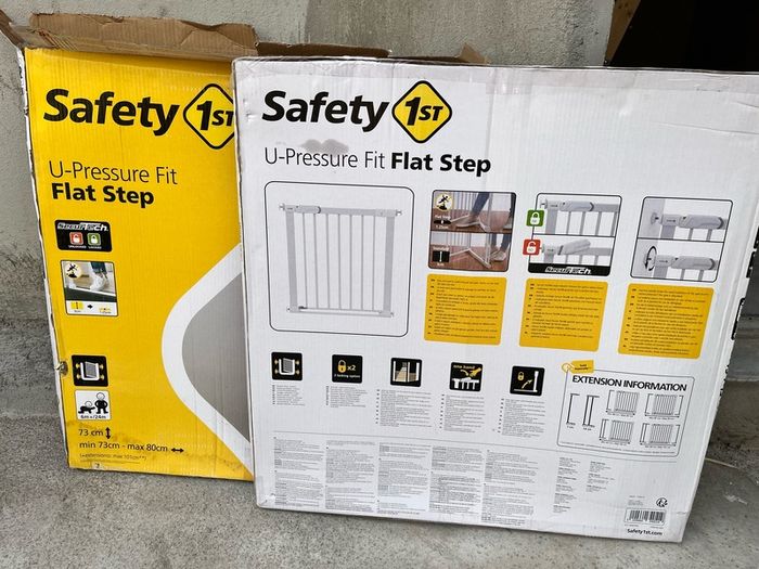 Safety 1st Flat Step Gate-White