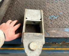 Galvaised attachments with pin